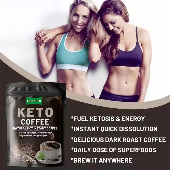 Marque privée Keto Perte de poids Café Contrôle du régime MCT Remplacement des repas
