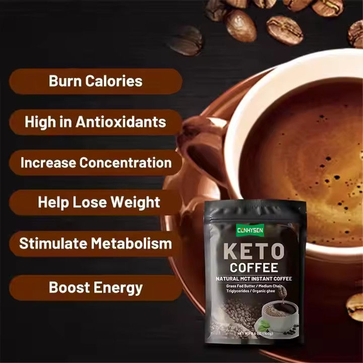 Marque privée Keto Perte de poids Café Contrôle du régime MCT Remplacement des repas