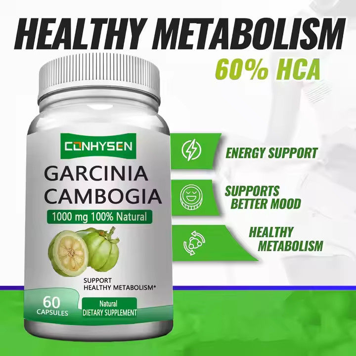 Garcinia Cambogia Capsules pour le métabolisme, la production de graisse et l' équilibre de l' humeur
