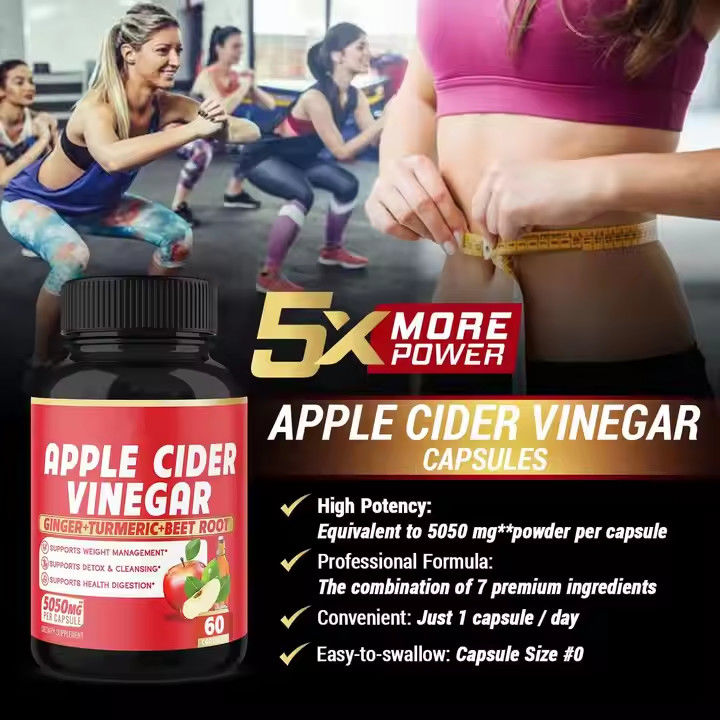 Fabrique de capsules de vinaigre de cidre de pomme pour la perte de poids