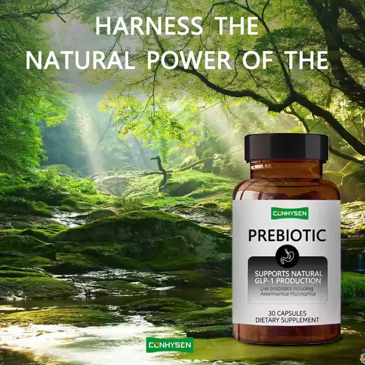 Prébiotiques et probiotiques en capsules mélangés