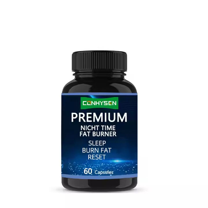 L Théanine Slim Capsules brûleur de graisse de nuit Temps soutient la gestion du poids OEM ODM
