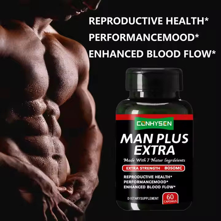 Des capsules supplémentaires pour l' homme de marque privée soutiennent la santé reproductive
