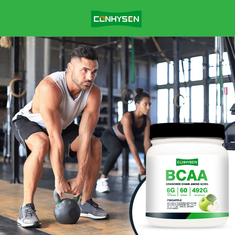 Poudre de BCAA pour la nutrition sportive et la santé, favorise la croissance musculaire et les boissons énergisantes