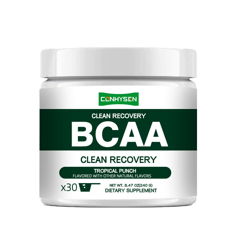 Étiquettes privées Récupération propre Poudre de BCAA 9 acides aminés essentiels Réduit la douleur et le stress