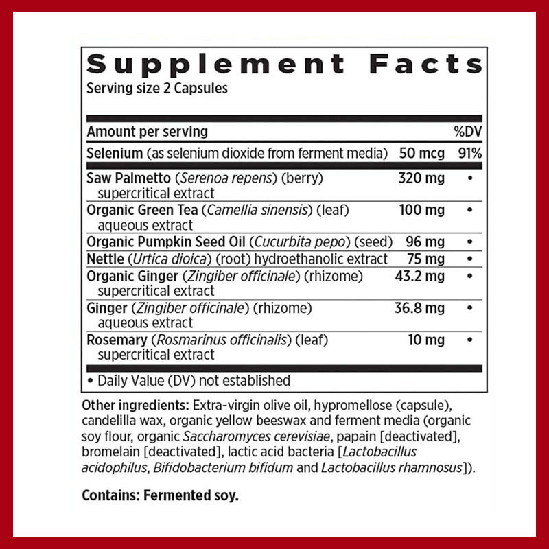 Capsules de Saw Palmetto Capsules de prostate soutient le flux urinaire normal chez les hommes