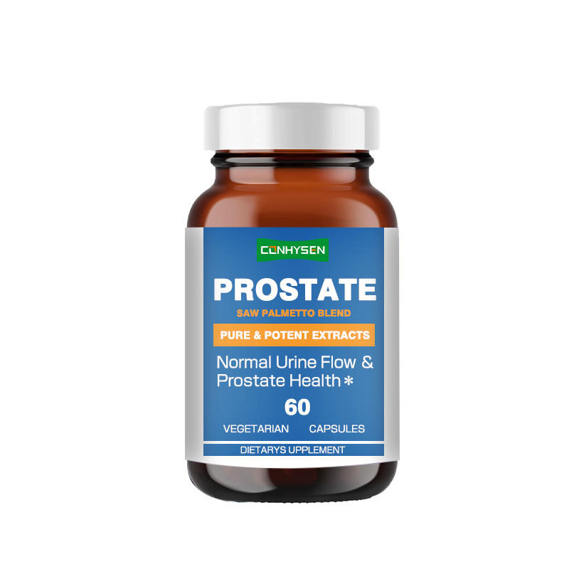 Capsules de la prostate sur mesure Supplément de palmier à soie Augmente la santé de la prostate Formulé pour les hommes