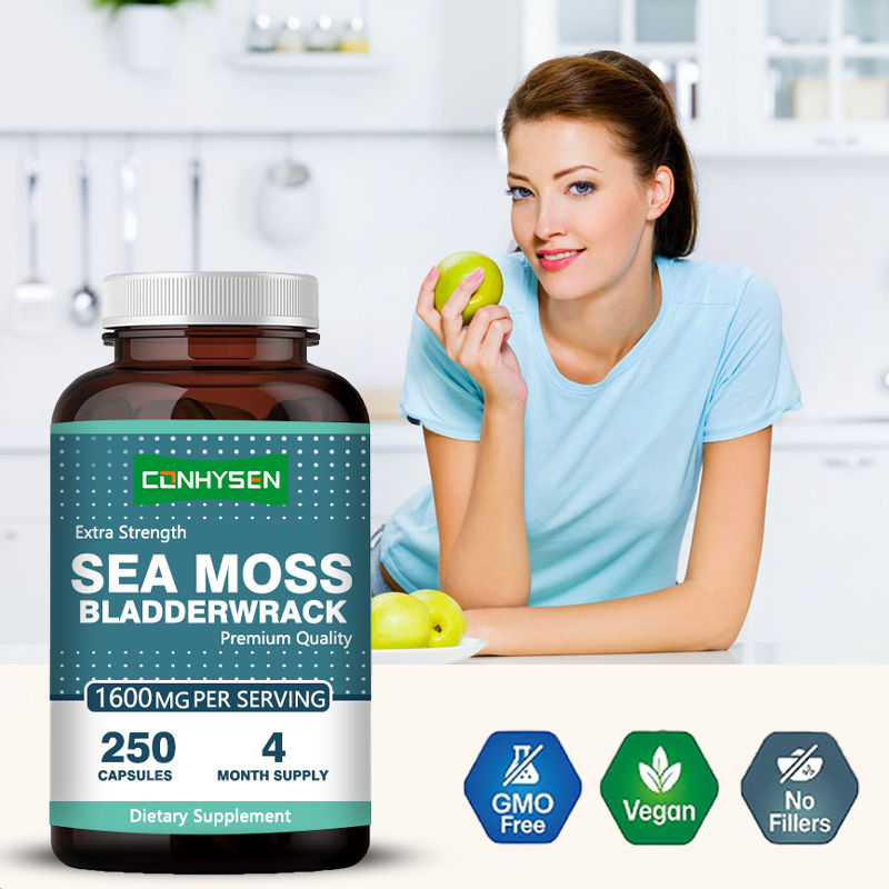 Capsules de mousse irlandaise biologique pour favoriser la santé intestinale