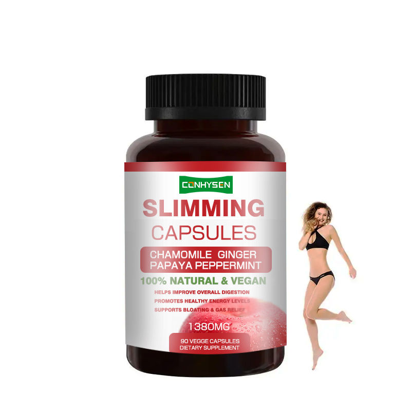 Gélules Minceur Végétaliennes 100% Direct Usine Avec Camomille et Gingembre Aide à Améliorer la Digestion Globale