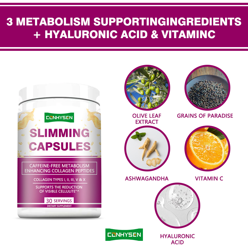Fabricant de suppléments Capsules de perte de poids améliorant le collagène Peptides 5 Types de supplément de collagène