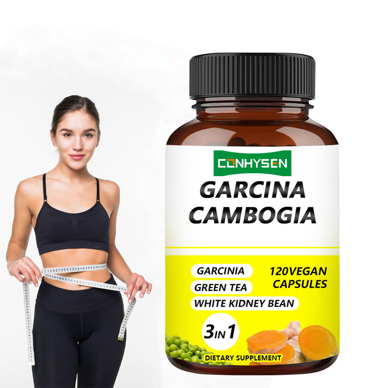 Garcinia Cambogia Capsules 3 en 1 Ingrédients haut de gamme Augmenter la production d'énergie
