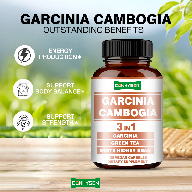 Produits de soins de santé à étiquette personnalisée favorisant la production d'énergie - Capsules de Garcinia Cambogia
