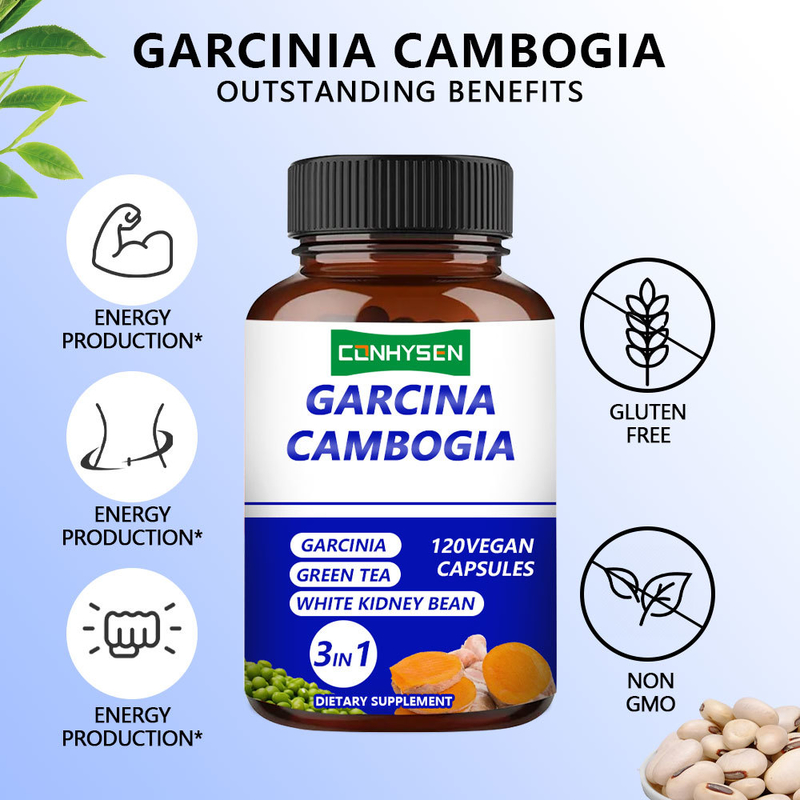 Garcinia Cambogia augmente la force énergétique 3 en 1 produits de soins de santé