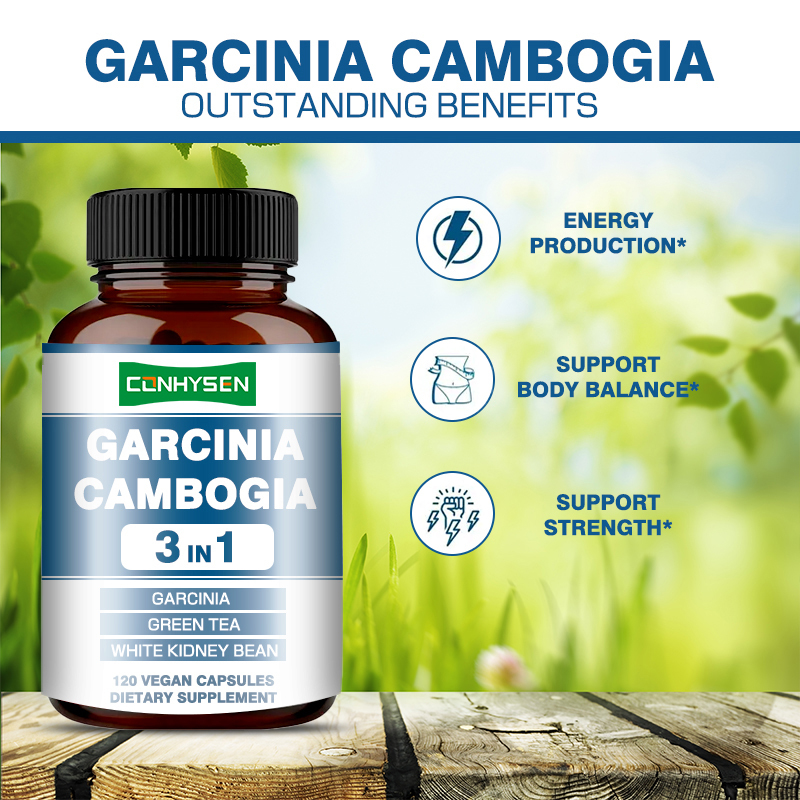 Capsules de Garcinia Cambogia Personnalisées Premium avec Extrait de Haricot Blanc pour la Production d'Énergie