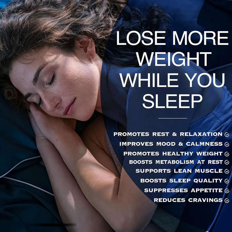 Brûleur de graisses nocturne personnalisé pour brûler la graisse du ventre, améliorer la qualité du sommeil et stimuler le métabolisme pendant le repos