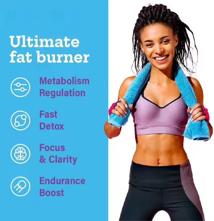 Brûleur de graisses végétal premium avec Garcinia Cambogia, L-Carnitine : Boost du métabolisme, Réduction de l'appétit, Détox, Énergie