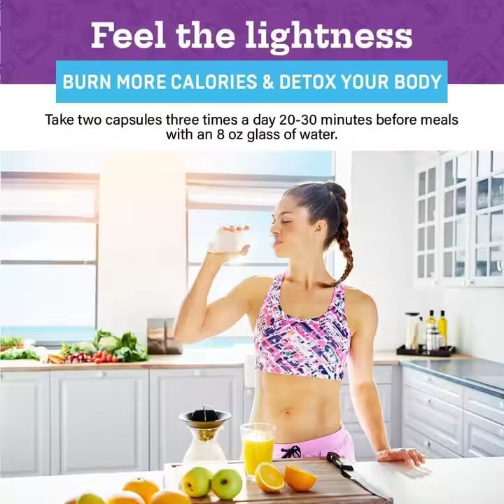 Brûleur de graisses végétal premium avec Garcinia Cambogia, L-Carnitine : Boost du métabolisme, Réduction de l'appétit, Détox, Énergie