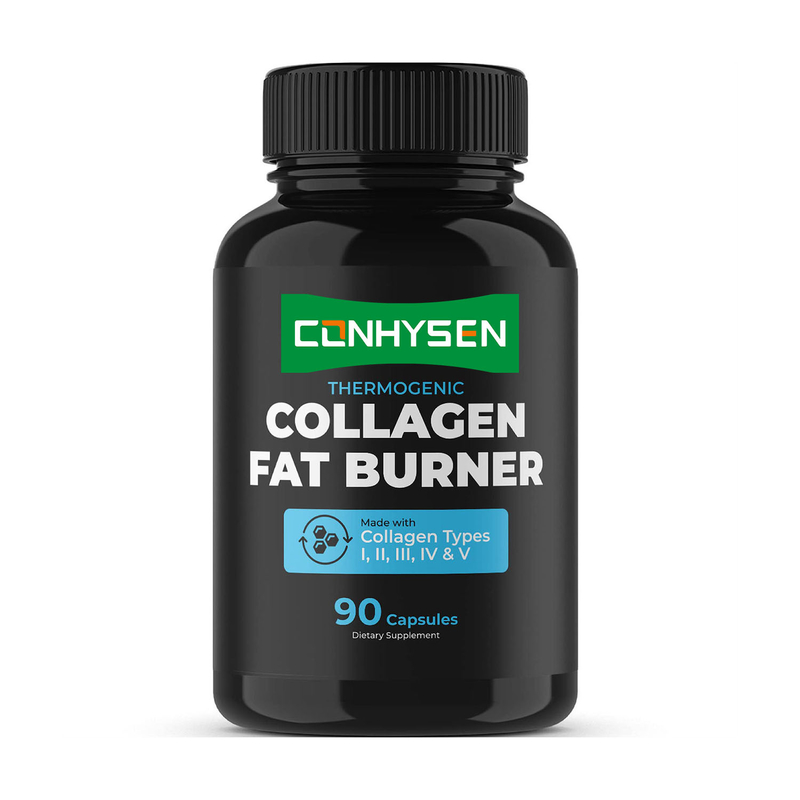 Gélules de peptides de collagène multi-collagène personnalisées, brûleur de graisse, compléments alimentaires, pilule coupe-faim pour adultes, pilules de collagène anti-âge