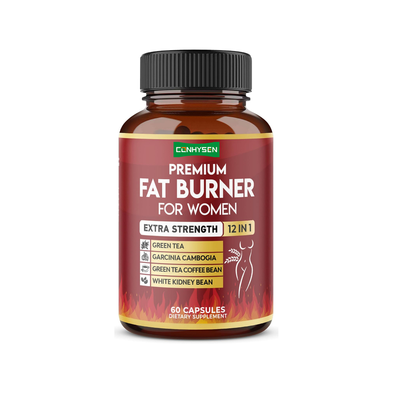Extra-force brûleur de graisse 12 en 1 pour les femmes Capsules végétaliennes avec thé vertGarcinia Cambogia Blanc Renal Favaire de métabolisme de soutien de la digestion