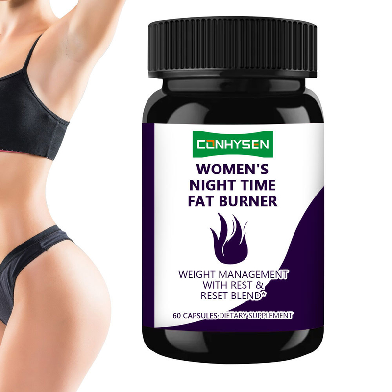 Capsules brûle-graisses nocturnes pour femmes en promotion, favorisent une pression artérielle saine et une humeur calme, capsules amincissantes