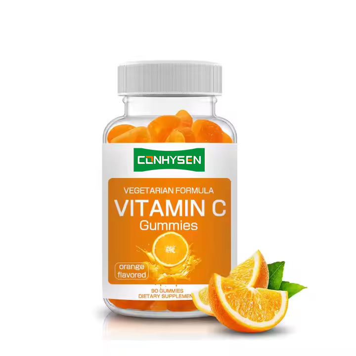 Gummies à l'extrait de fruits d'orange et de vitamine C pour des cheveux sains et la réduction du risque cardiovasculaire