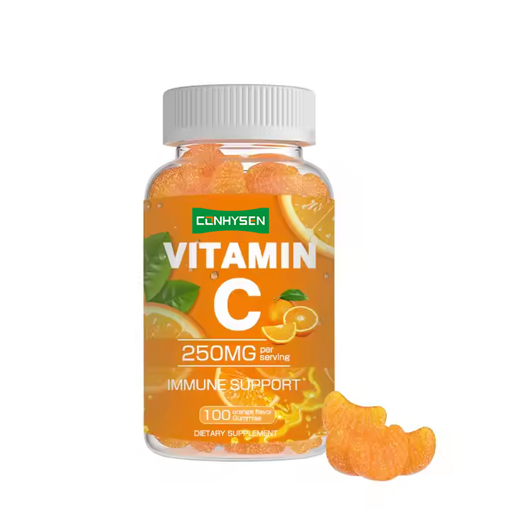 Compléments de vitamine C en gommes pour renforcer le système immunitaire - Complément vitaminique pour adultes - Bonbons à la vitamine C
