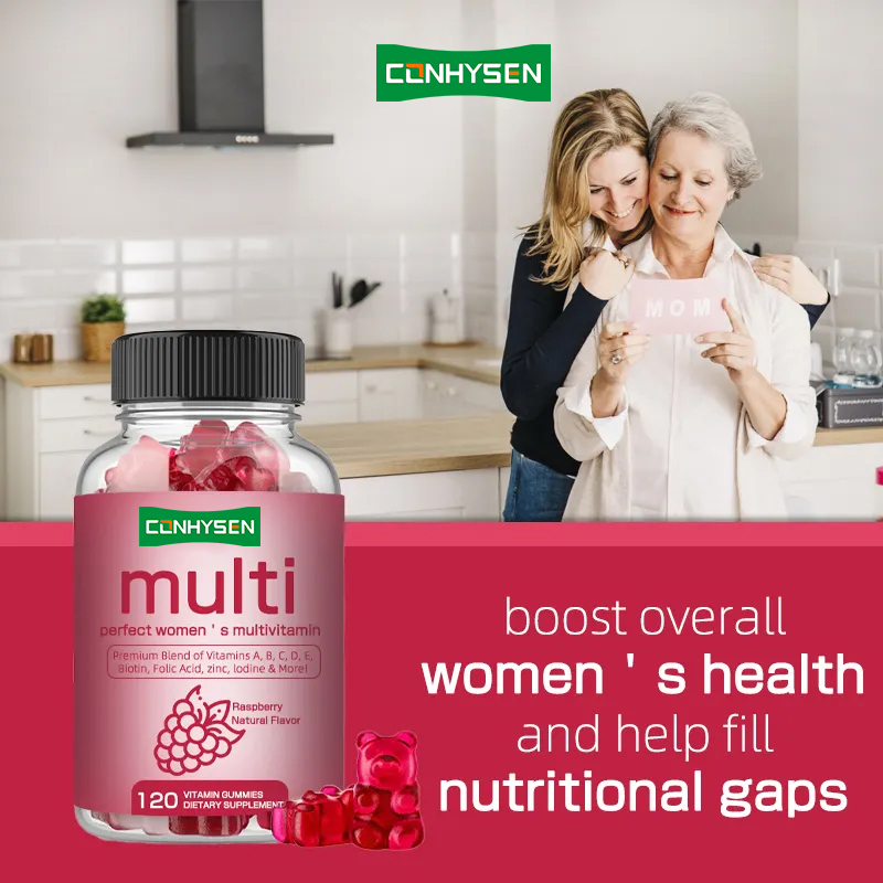 Gummies multivitamines vitamine B biotine femmes pour l'immunité santé supplément pour gummies vitamine C