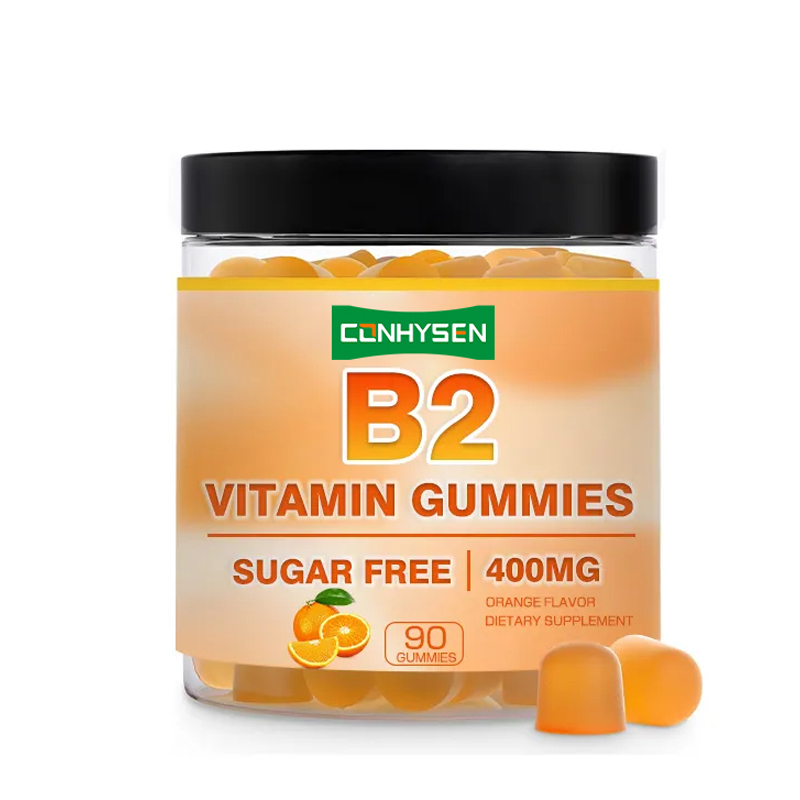 Les gommes de vitamine B2 de qualité supérieure avec CoQ10 stimulent le métabolisme, soutiennent la santé du système nerveux
