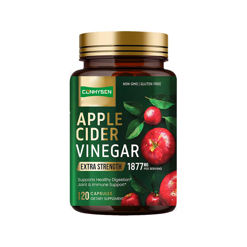 Gélules de cétone naturelle OEM ACV pour la perte de poids, sans sucre, biologiques, ventre plat, gélules de vinaigre de cidre de pomme pour la perte de poids, bonbons gélifiés à la fibre alimentaire