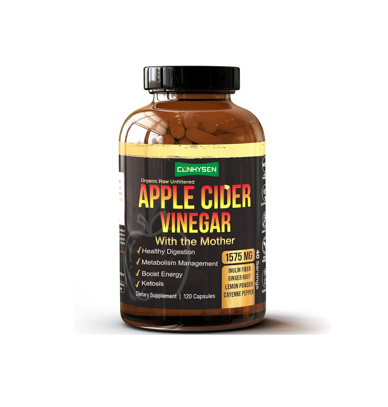 Gélules OEM de perte de poids naturelle et gélules de vinaigre de cidre de pomme pour femmes, favorisant la gestion du poids