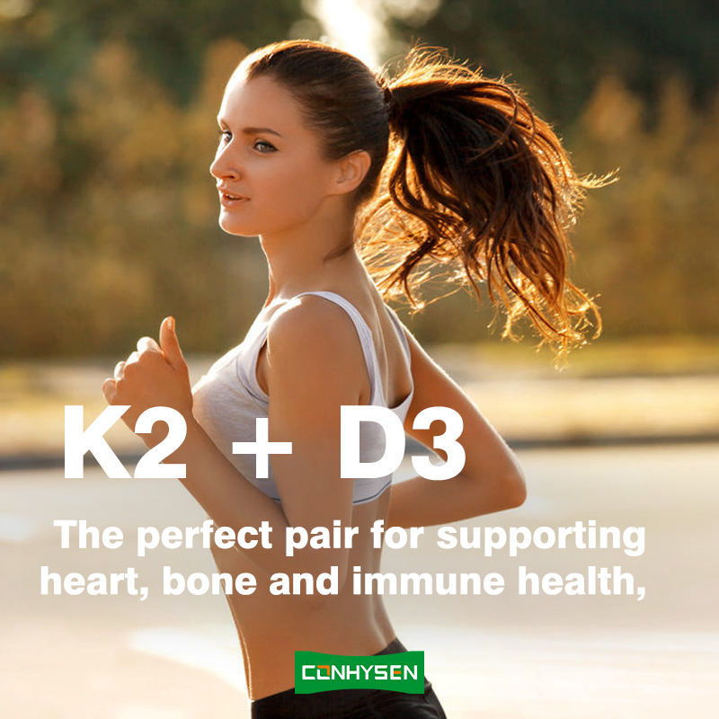 Capsules personnalisées Vitamine K2 D3 2-en-1 : Soutien pour la santé cardiaque, osseuse et immunitaire