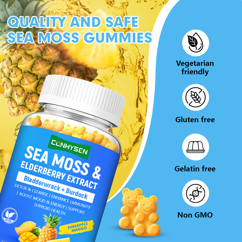 Des gommes de mousse de mer 8 en 1 Formule Premium personnalisée