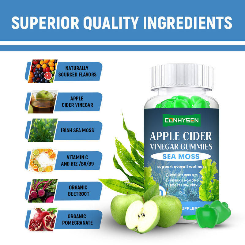 Les gommes de mousse de mer avec de la vitamine B C