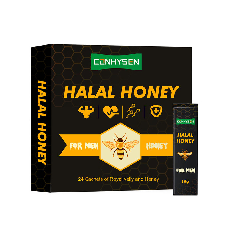 100% Pure Halal Honey for Men OEM/ODM Custom Boost Natural Energy & Vitality