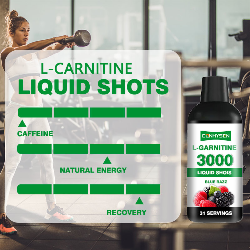Personnalisation en gros de shots liquides de L-Carnitine : Favorise le métabolisme des graisses et la production d'énergie