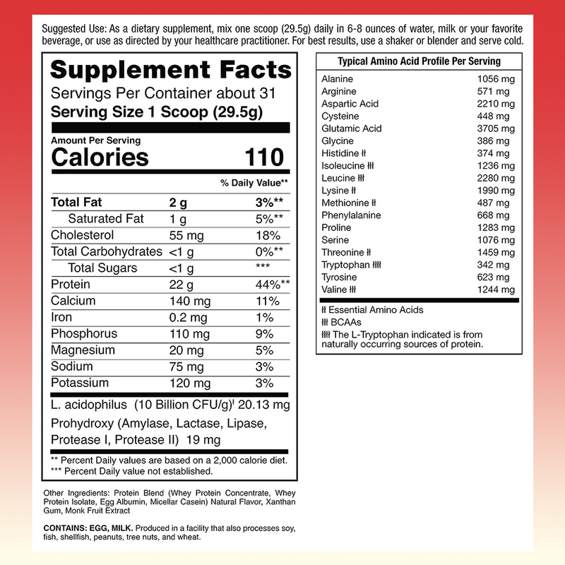 La protéine de lactosérum est alimentée par de l'herbe Tri Blend Protein soutient la croissance musculaire en gros