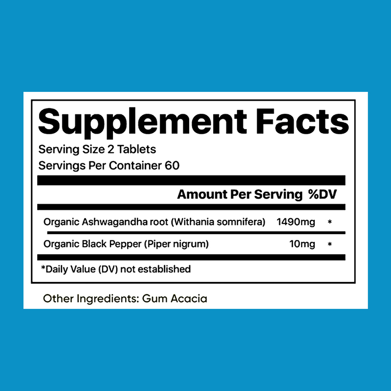 Formule à absorption améliorée avec Ashwagandha biologique et poivre noir - Prix de gros