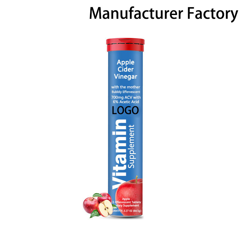 Gros de l'usine Vente en gros de comprimés effervescents de vinaigre de cidre de pomme pour maigrir