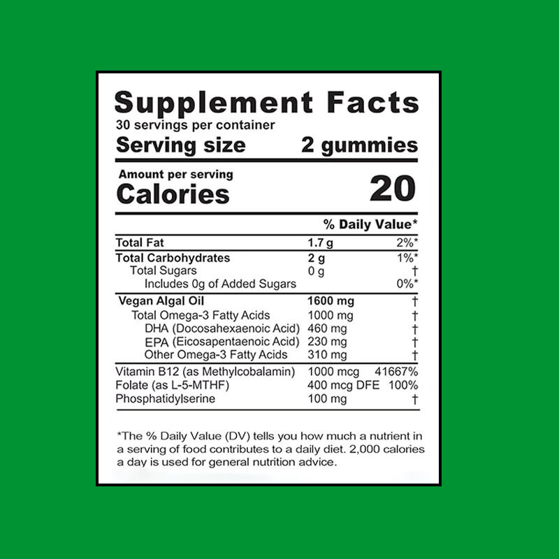 Meilleures Gummies Oméga 3-6-9 pour Enfants et Adultes Complément de Vitamines pour le Cerveau et le Cœur Suppléments de DHA pour Adolescents