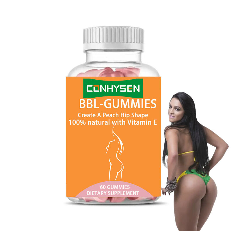 Gummies BBL de marque privée OEM Bonbons gélifiés pour l'augmentation des fesses et des hanches pour adultes, ne convient pas aux enfants ni aux femmes enceintes