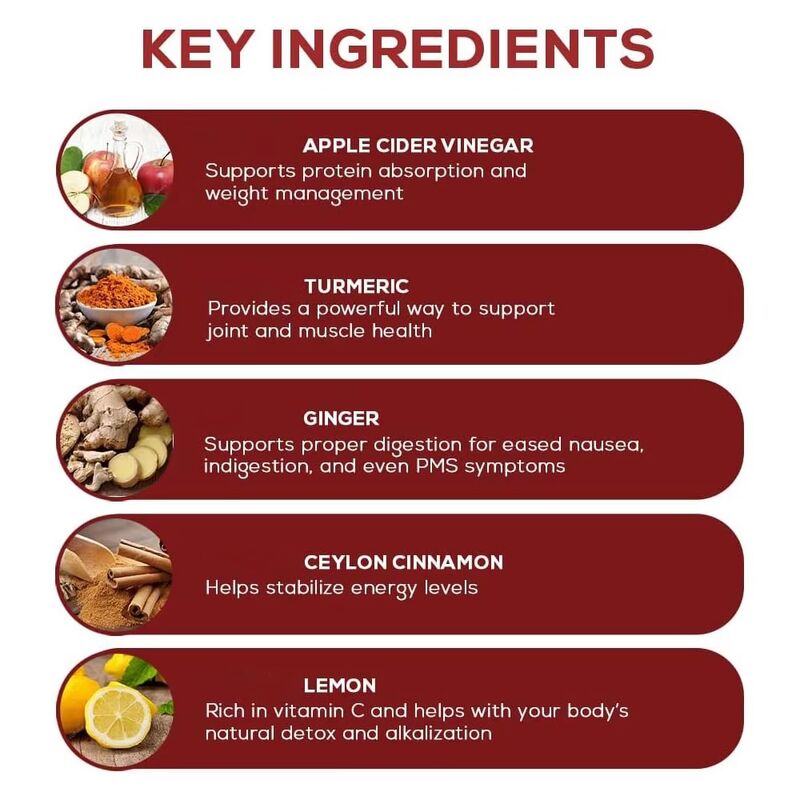 Complément détoxifiant en capsules de vinaigre de cidre de pomme naturel Beworths, poudre nutritionnelle sportive pour une gestion efficace du poids