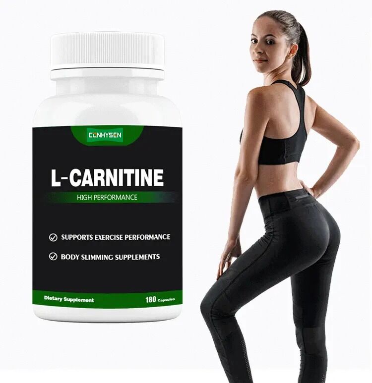 Suppléments alimentaires à marque privée L-carnitine Fumarate Lotus Leaf Perte de poids Perte de poids Capsules de L-carnitine Fibre alimentaire