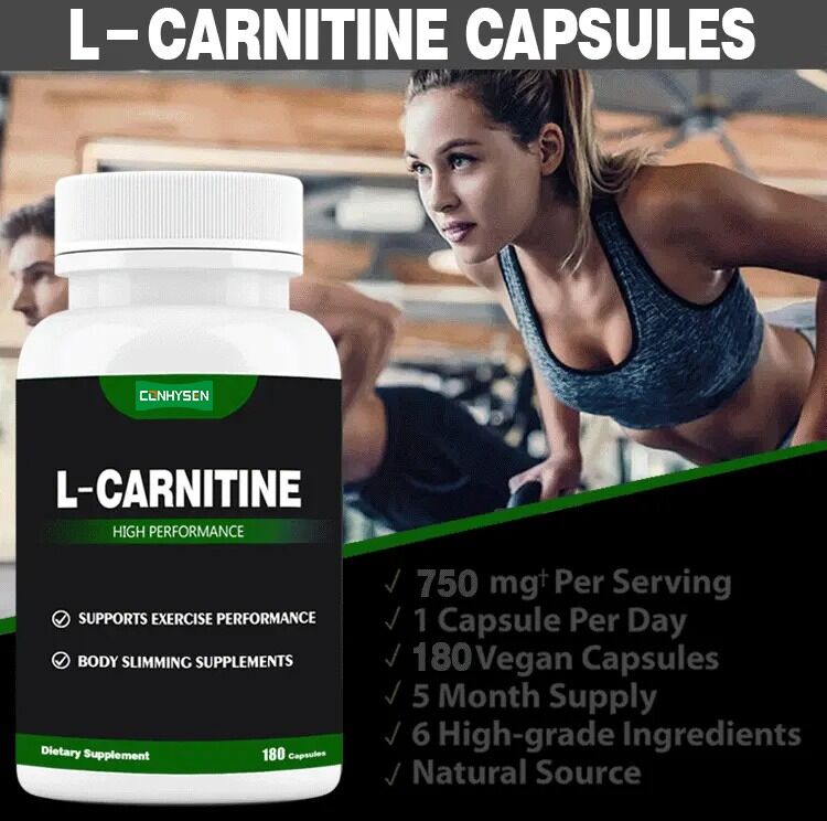 Suppléments alimentaires à marque privée L-carnitine Fumarate Lotus Leaf Perte de poids Perte de poids Capsules de L-carnitine Fibre alimentaire