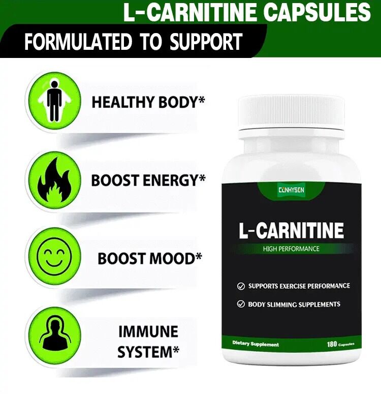 Suppléments alimentaires à marque privée L-carnitine Fumarate Lotus Leaf Perte de poids Perte de poids Capsules de L-carnitine Fibre alimentaire