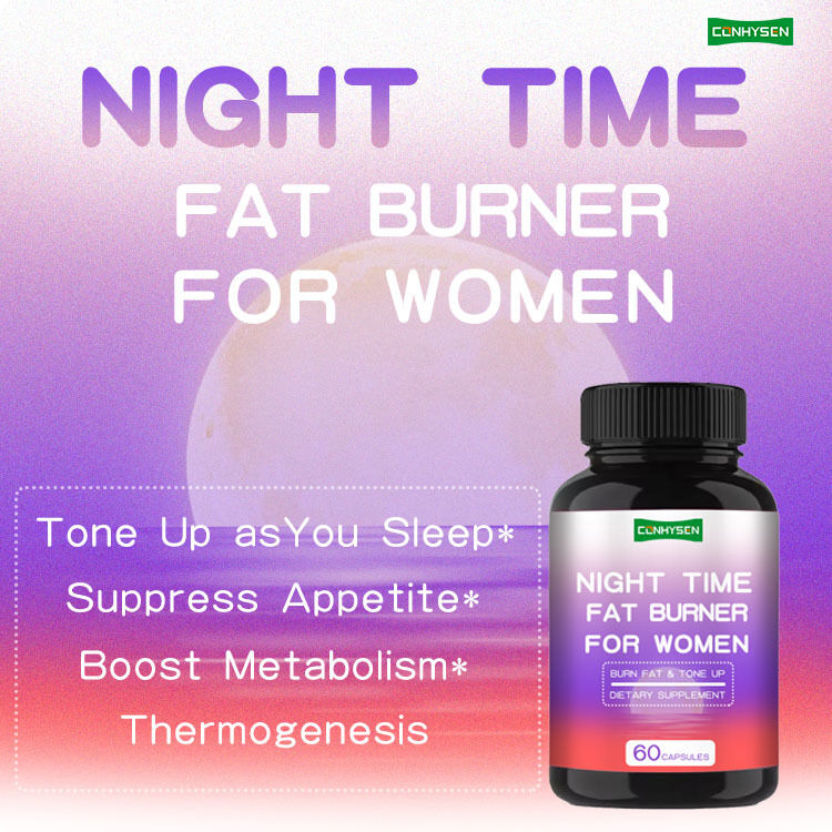 Supplément efficace de perte de poids brûleur de graisse Capsules de perte de poids brûleur de graisse de nuit pour les femmes Supplément de capsules