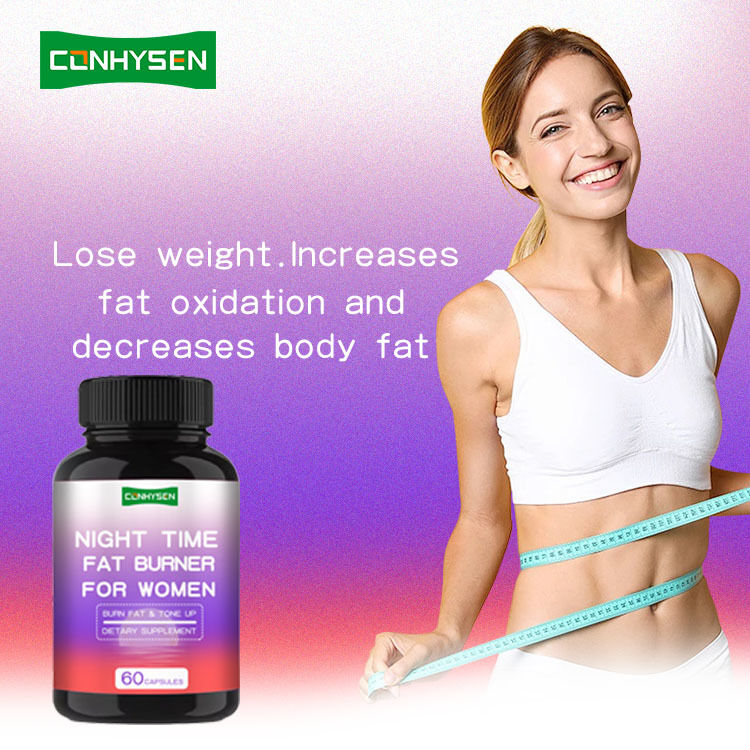 Supplément efficace de perte de poids brûleur de graisse Capsules de perte de poids brûleur de graisse de nuit pour les femmes Supplément de capsules