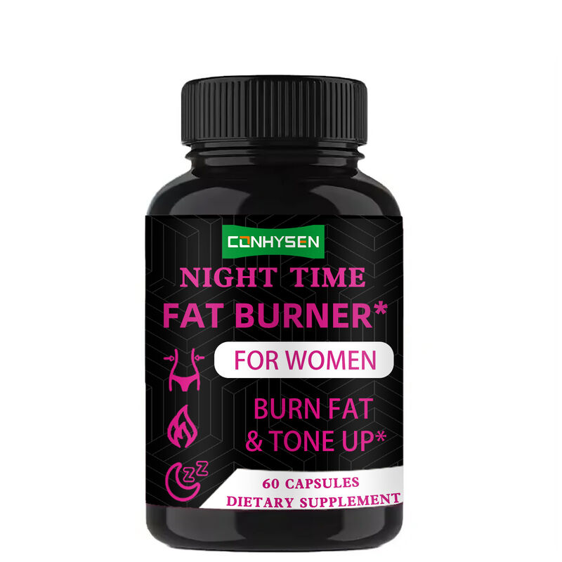 OEM brûleur de graisse de nuit Capsules de perte de poids Capsules de désintoxication santé Nettoyer la perte de poids Supprimer l'appétit Augmenter le métabolisme