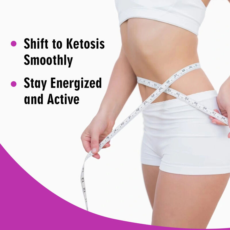 OEM ODM Keto Capsules riches en BHB ACV Vitamines Zinc Chrome soutient une activité métabolique efficace Pilules de perte de poids
