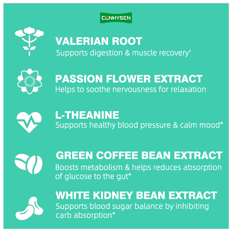 Étiquette privée brûleur de graisse de nuit pour perdre la graisse du ventre pendant le sommeil avec extrait de haricots blancs femmes de soutien capsules